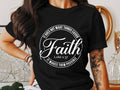 Inspirational Faith Quote T Shirt Luke 1 37 It Does Not Make Things Easier It Makes Them Possible Motivational Shirt Graphic Tee – Soft Feel · High-Quality Print