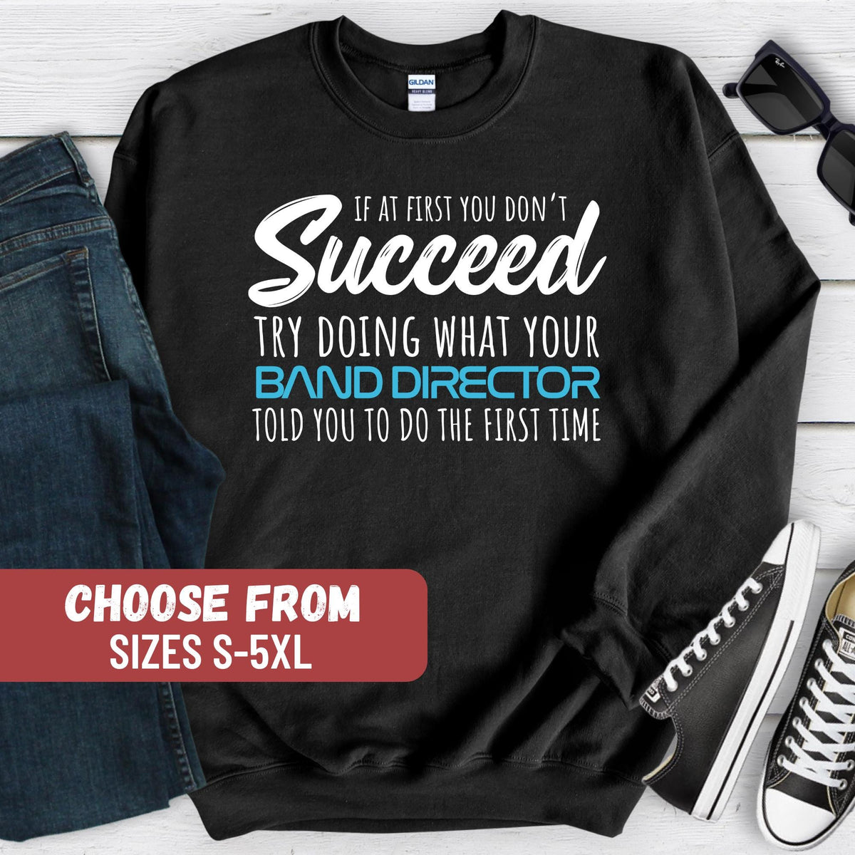 Funny Marching Band Sweatshirt Marching Band Gift Band Director Sweatshirt High School Band Sweatshirt Band Director Gift Music Teacher Sweatshirt – Cozy Vibes · Top Pick For Any Outfit