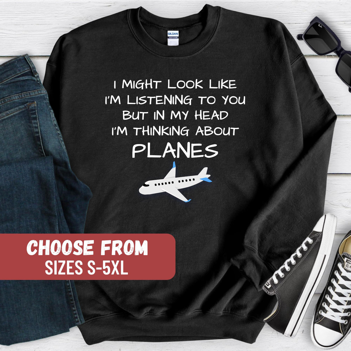 Funny Airplane Sweatshirt Aviation Sweatshirt Gift For Pilot Aviator Sweatshirt Airplane Sweatshirt Funny Pilot Sweatshirt Pilot Gift Sweatshirt – Soft Feel · Perfect For Daily Wear