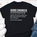 Definition Sound Engineer Gift Audio Engineer Sound Guy Technician Shirt Engineer Gift Idea Engineering Student Engineer Shirt Graphic Tee – Soft Feel · Must-Have Style