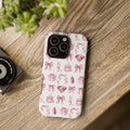 Coquette phone casePink coquette phone case Fashion phone case Pink Bow MagSafe compatible for iPhone 12131415 16 Tough Phone Case Graphic Tee – Aesthetic Look · Must-Have Style