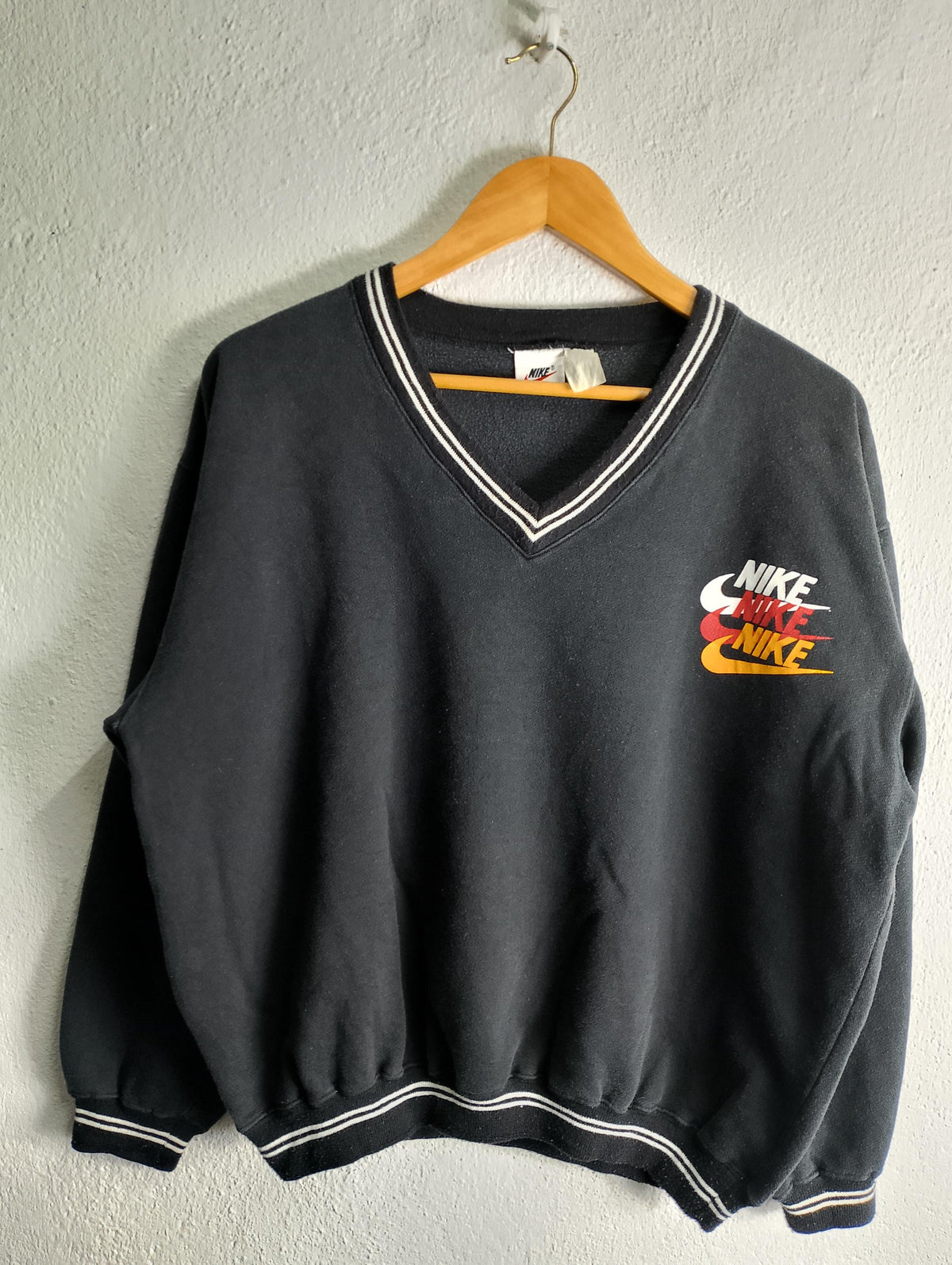Vintage Nike vneck sweatshirt Large Sweatshirt – Bold Style · High-Quality Print