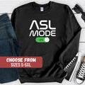 Funny ASL Sweatshirt ASL Gift ASL Sweater Asl Graphic Sweatshirt Asl Language Sweatshirt Hand Sign Sweatshirt Asl Language Gift Sweatshirt – Premium Graphic · Top Pick For Any Outfit