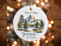 Yosemite Ceramic Ornament Personalized National Park Decor Gift for Hiker Outdoor Lover Christmas Tree Ornaments Holiday Decoration Graphic Tee – Soft Feel · Must-Have Style
