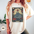 Hippopotamus Tarot Card Shirt Pygmy Hippo Tshirt Funny Animal TShirt Bouncy Pig Trending Meme Playful Hippo Lover Gift Graphic Tee – Fan Favorite · High-Quality Print