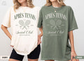 Apres Tennis Shirt Tennis Team Old Money Aesthetic Tennis Coach Gift Preppy Cocktail Club Tee Comfort Colors Plus Sizing Tshirt Graphic Tee – Cozy Vibes · Perfect For Daily Wear
