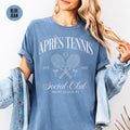 Custom Tennis TShirt Apres Tennis Social Club Shirt Personalized Tennis Coach Gift Tennis Team Old Money Aesthetic Preppy Cocktail Tee Graphic Tee – Easygoing Wear · Must-Have Style