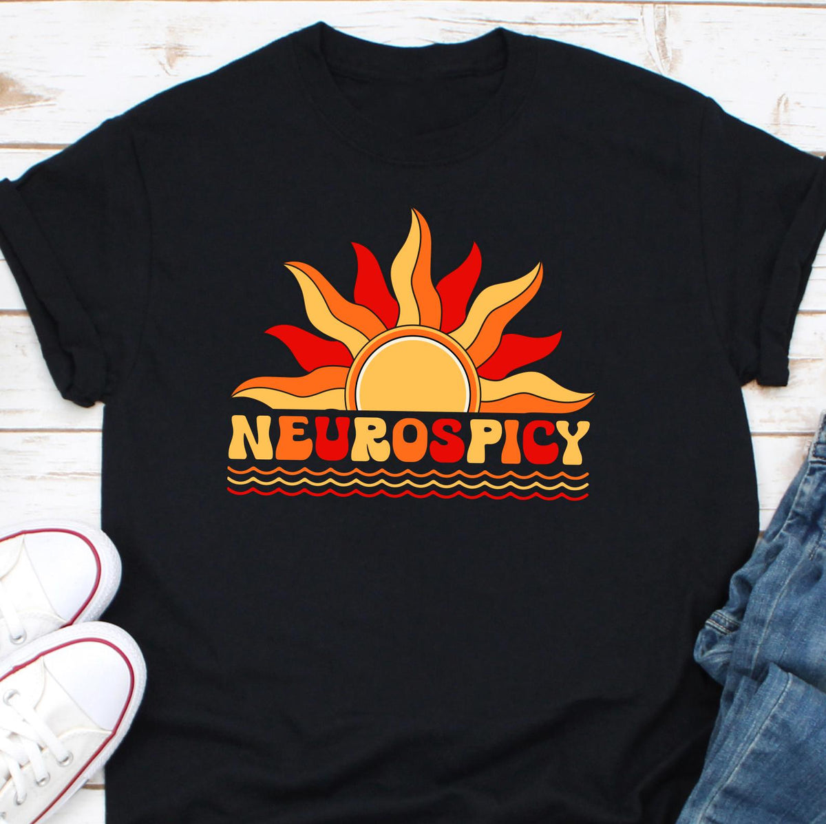 Neurospicy shirt Funny ADHD Shirt ADHD Sshirt Neurodivergent Shirt Neurodiversity Shirt Neurodiversity Gift Autism Awareness Shirt Graphic Tee – Warm & Stylish · High-Quality Print