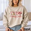 Coquette Howdy Santa Western Christmas Sweatshirt Cowgirl Boots Christmas Sweater Girly Country Christmas Cowboy Boots Holiday Sweater Sweatshirt – Premium Graphic · Trending Graphic Apparel