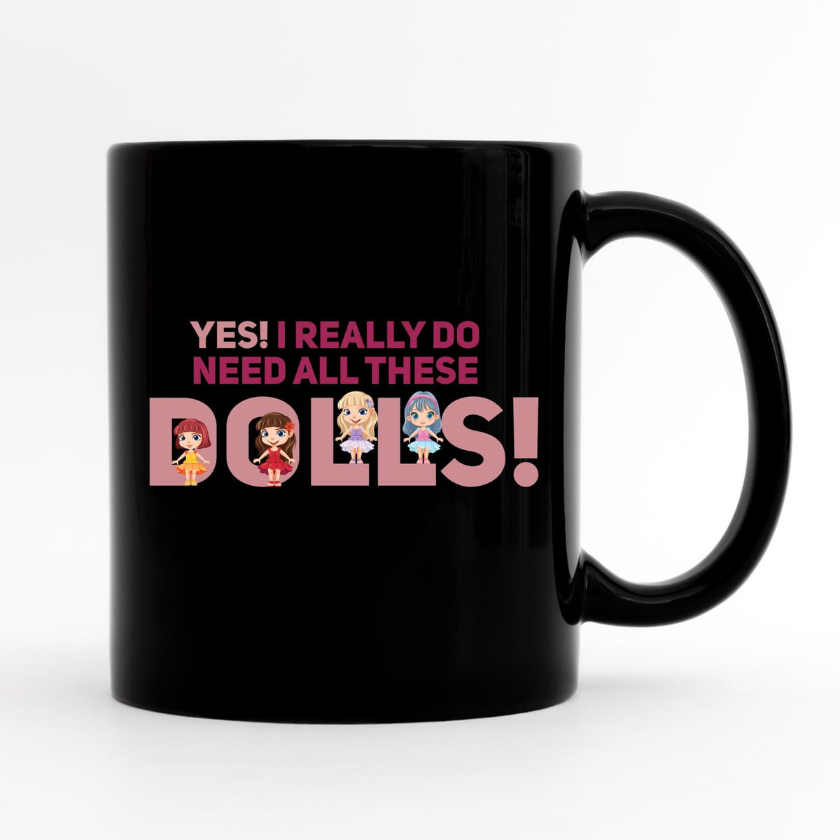Doll Collector Mug Funny Doll Collecting Gift idea Doll Collector Cup Doll Collecting Lover Doll Collecting Drinkware Dolls Coffee Mug Graphic Tee – Warm & Stylish · Must-Have Style