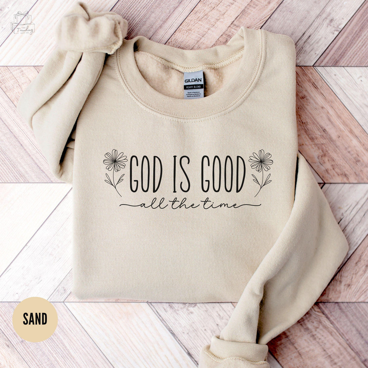 Christian Sweatshirt God Is Good Wildflower Religious Shirt Faith Sweater Jesus Merch Hoodie Religion ApparelJesus Crewneck Godly Gift Hoodie – Bold Style · Must-Have Style