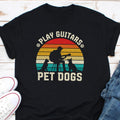 Play Guitar Pet Dogs Shirt Dog Shirt Dog Lover Shirt Guitar Player Shirt Gift For Guitar Players Dog Owner Lover Guitar Dog Graphic Tee – Soft Feel · Must-Have Style