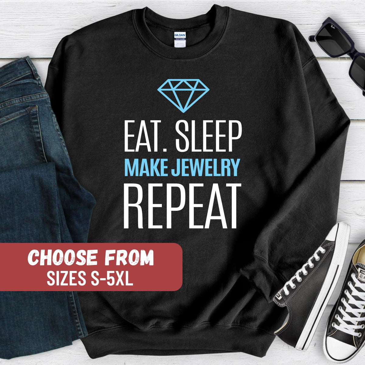 Jeweler Sweatshirt Jeweler Hoodie Jeweler Sweater Jeweler Crewneck Jewelry Making Sweatshirt Maker Jewelry Designer Jewelry Seller Hoodie – Warm & Stylish · High-Quality Print