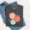 Merry and Bright Shirt Cute Christmas Shirt Hipster Christmas Shirt Oversized Tshirt Trendy Christmas Aesthetic Graphic Tee – Soft Feel · High-Quality Print