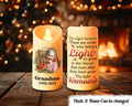 Custom Photo The Light Remains Memorial Personalized LED Candle Christmas Gift Sympathy Gift For Family Members Memorial Led Candle Graphic Tee – Soft Feel · Top Pick For Any Outfit