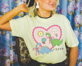 Funny Dinosaur Tee Shirt Your Grandma Would Love Silly 90s Aesthetic TShirt with Flowers Cute Retro Vibes Scientist or Paleontologist Graphic Tee – Everyday Comfort · Great Gift For Fans