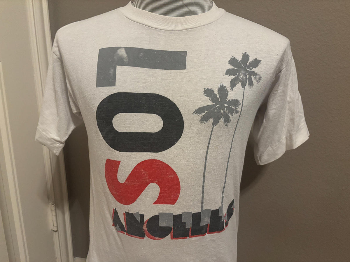Vintage 80s Los Angeles California Tourist Palm Trees Tshirt L Graphic Tee – Warm & Stylish · Top Pick For Any Outfit