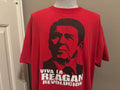 Vintage 2000s Viva La Ronald Reagan Revolucion Tshirt XXXL Graphic Tee – Warm & Stylish · High-Quality Print