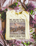 Funny American History Tee Shirt with George Washington at Valley Forge Silly Historical Fact for History Professor Social Studies Teacher Graphic Tee – Soft Feel · Great Gift For Fans
