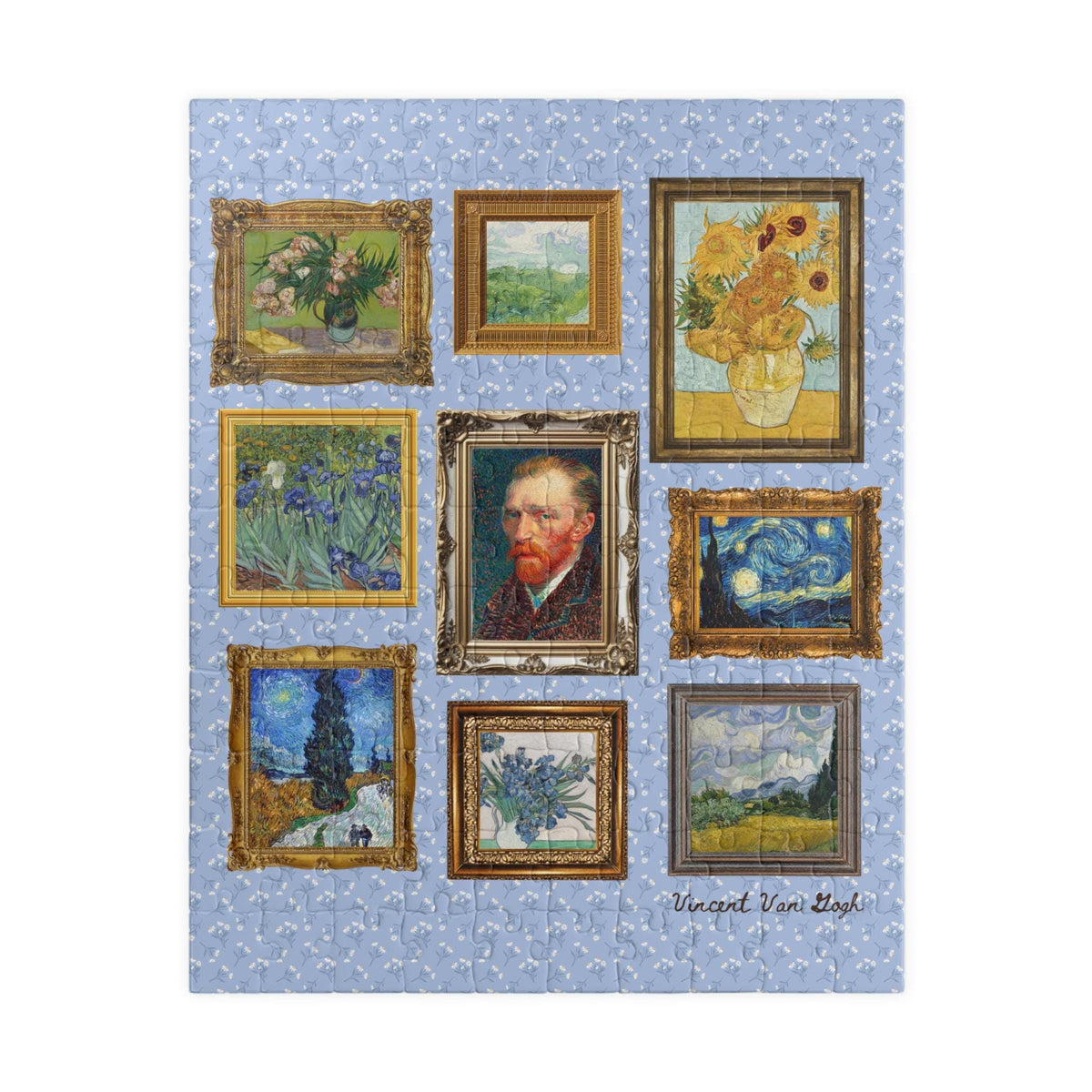 Cute Vincent Van Gogh Puzzle Art Historian or Friend Who Loves Art Boho Gallery Wall Aesthetic Gift for Dutch History Professor or Artist Graphic Tee – Bold Style · Great Gift For Fans
