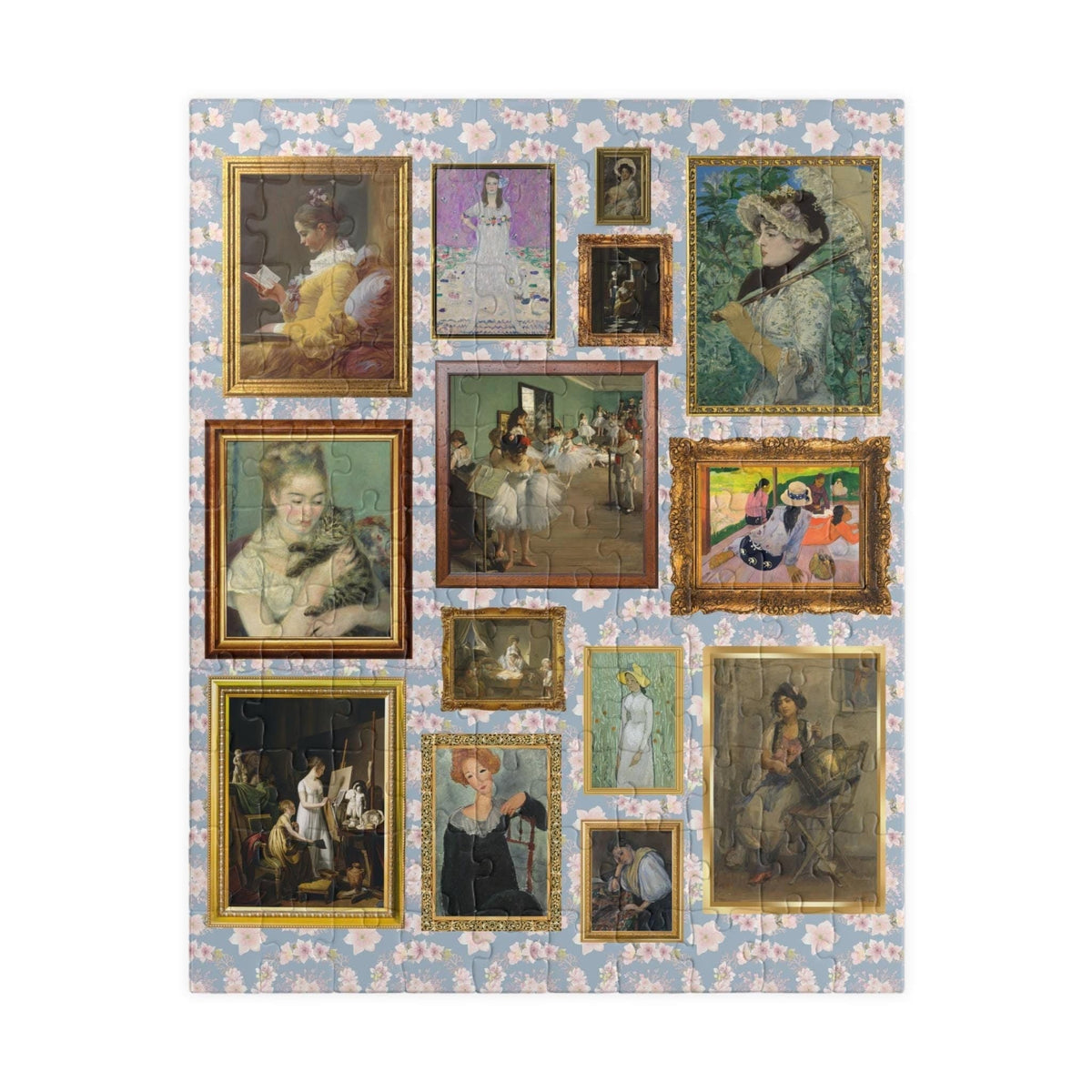 Art Historian Gift Famous Paintings of Women Gallery Wall Aesthetic Puzzle for Historian Who Loves Art Fragonard Vincent van Gogh Graphic Tee – Premium Graphic · High-Quality Print