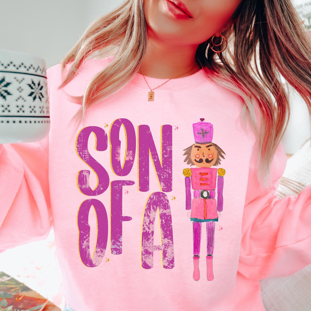 Christmas Sweatshirt For Women Son of A Nutcracker Sweatshirt Nutcracker Sweatshirt Holiday Shirt Holiday Sweater Christmas Shirt Sweatshirt – Fan Favorite · Must-Have Style