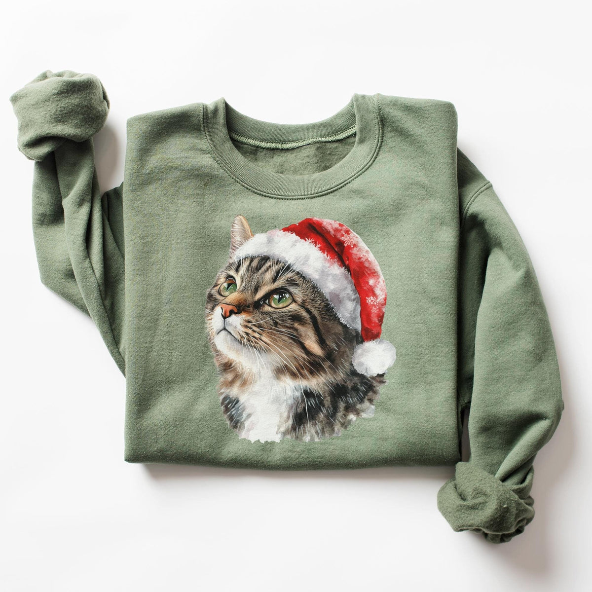 Cute Cat Christmas Sweater Vintage 90s Cat Christmas Sweater Retro Christmas Gift Funny Cat Christmas Sweatshirt Cat Lover Gift Sweatshirt – Feel-Good Design · High-Quality Print