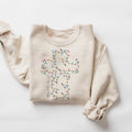 Walk By Faith Not By Sight Religious Christmas Sweatshirt Christian Holiday Sweater Faith Based Gift Christmas Gifted Festive Apparel Sweatshirt – Fan Favorite · Perfect For Daily Wear