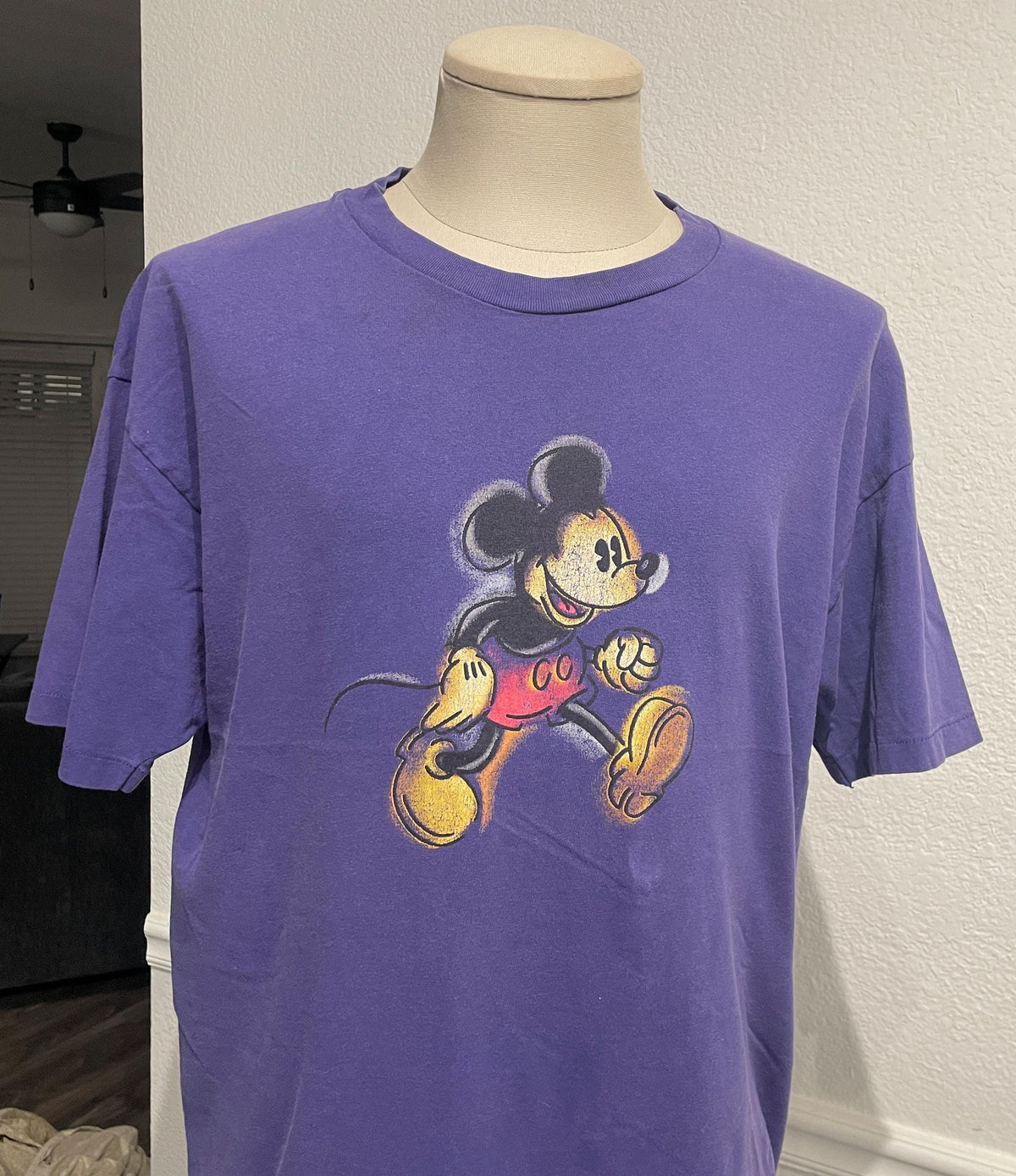 Vintage 2000s Micky Mouse purple Tshirt size XL Graphic Tee – Warm & Stylish · Must-Have Style