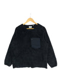Engineered Garments New York Japanese Brand Sherpa Sweatshirt Jumper Menswear Style Casual Outfits Fashion Bombers windbreaker jacket Black Sweatshirt – Cozy Vibes · High-Quality Print
