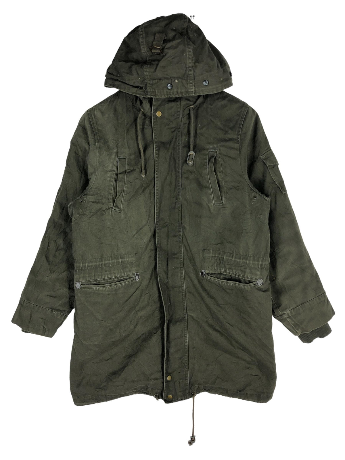 Vintage Unbrand Parka Jacket Unbrand Army Bomber Retro Tactical Military Flyers Aviation Cotton Flight Olive Black Jacket M Graphic Tee – Easygoing Wear · Must-Have Style