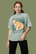 Funny English Bulldog Tee Shirt for Friend Who Loves Dogs and Cool 90s Aesthetics Adorable and Cute Puppy TShirt Butterflies and Flowers Graphic Tee – Bold Style · Great Gift For Fans