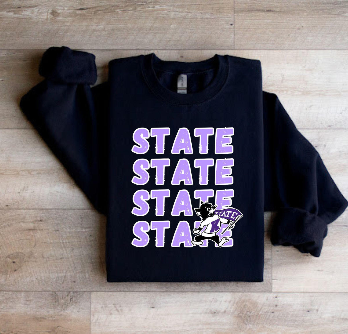 K State Crewneck Graphic Tee – Bold Style · High-Quality Print