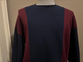 Vintage 90s Russell Athletic BLANK Red and Navy Crewneck Sweatshirt XL Sweatshirt – Bold Style · High-Quality Print