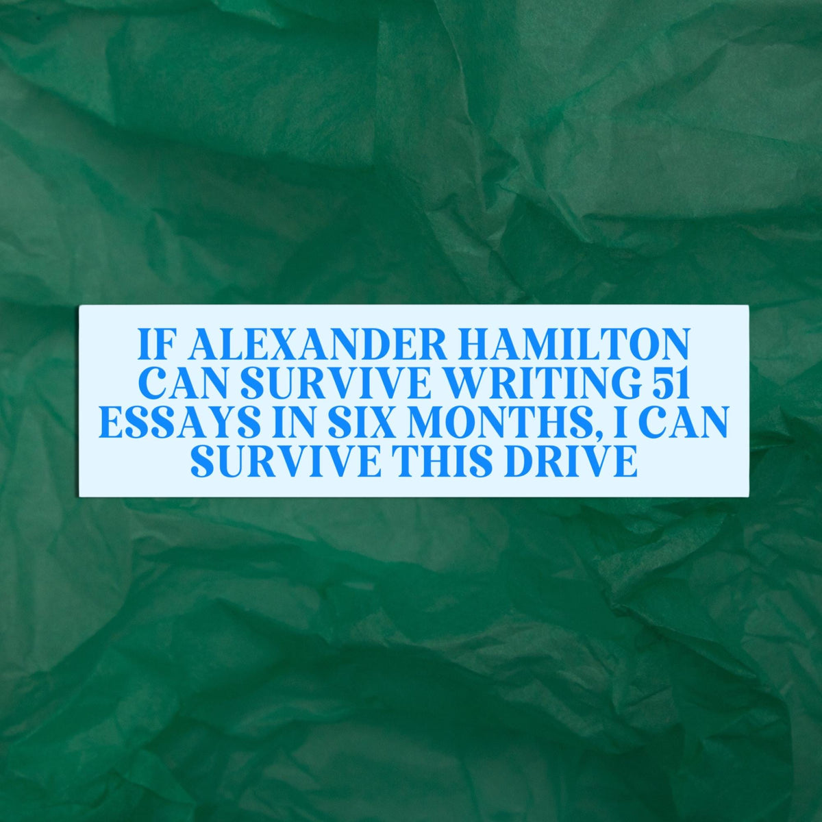 Cute American History Bumper Sticker for Social Studies Teacher or History Professor Alexander Hamilton US History History Buff Sticker Graphic Tee – Bold Style · Top Pick For Any Outfit
