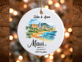 Maui Hawaii Personalized Ornament Ceramic Ornament Christmas Tree Decoration Holiday Gift Custom Name Ornament Wedding Favor Stocking Graphic Tee – Premium Graphic · High-Quality Print