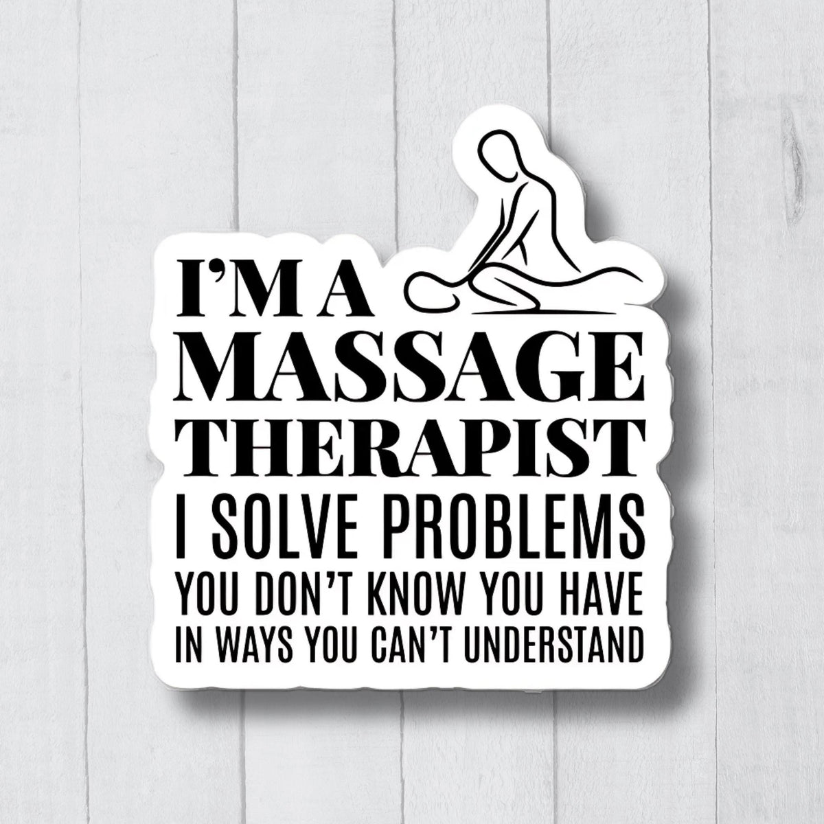 Massage Therapist Sticker Massage Stickers Massage Therapist Gift Funny Spa Sticker Spa Gift Massage Therapy Gift Massage Decals Graphic Tee – Warm & Stylish · Perfect For Daily Wear