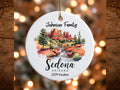Sedona Arizona Personalized Ornament Ceramic Ornament Southwest Decor Holiday Gift Custom Christmas Decoration Personalized Keepsake Graphic Tee – Cozy Vibes · Perfect For Daily Wear