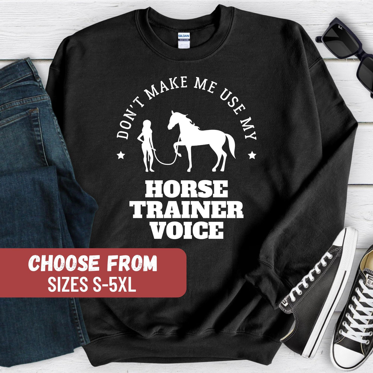 Horse Sweatshirt Horse Shirt Horse Lover Shirt Riding Horse Shirt Equestrian Shirt Horse Trainer Sweatshirt Horse Training Gift Sweatshirt – Soft Feel · Must-Have Style
