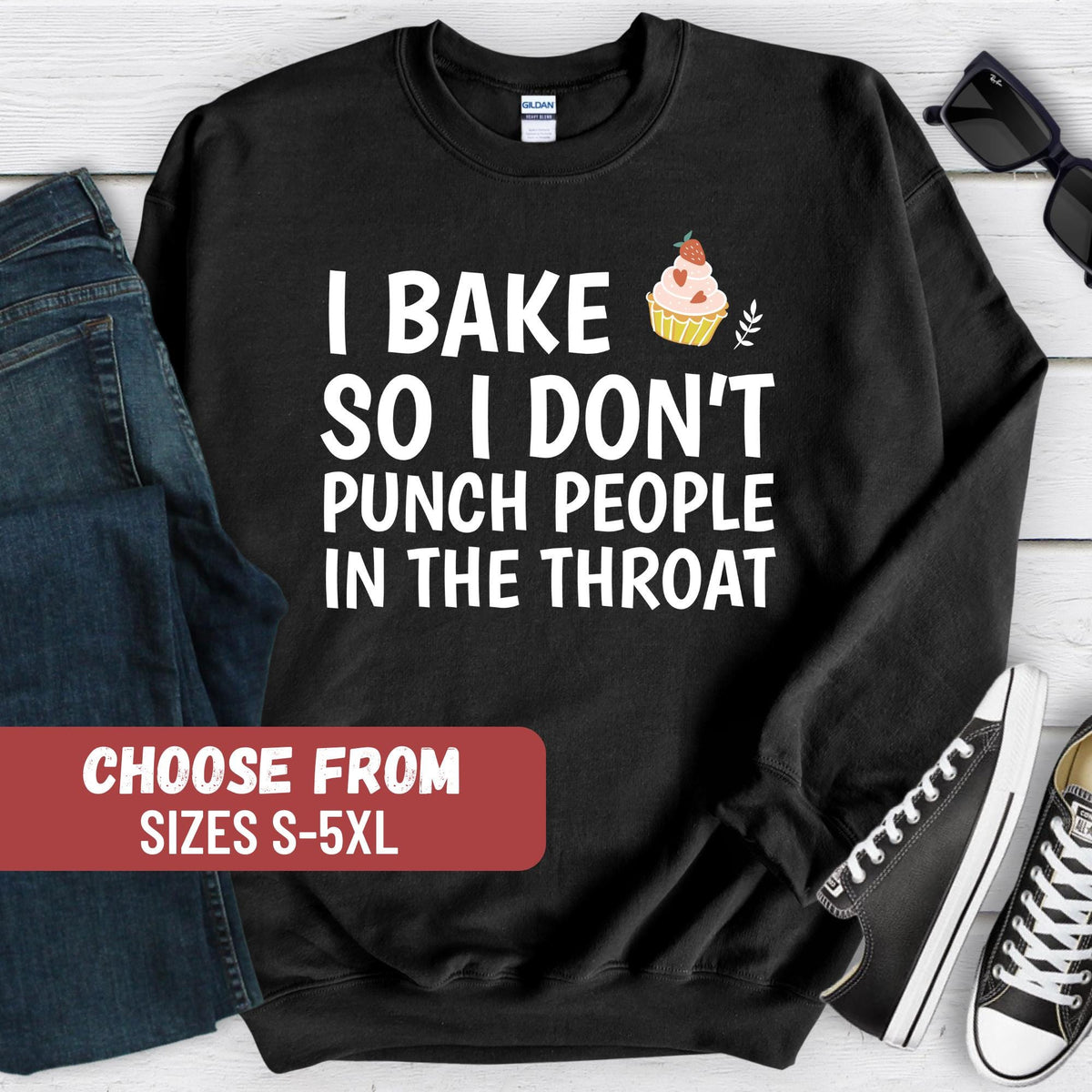 Baking Sweatshirt Bake Sweater Baking Gift Baking Crewneck Baking Lover Gift Baking Hoodie Baking Pullover Baker Appreciation Hoodie – Easygoing Wear · High-Quality Print