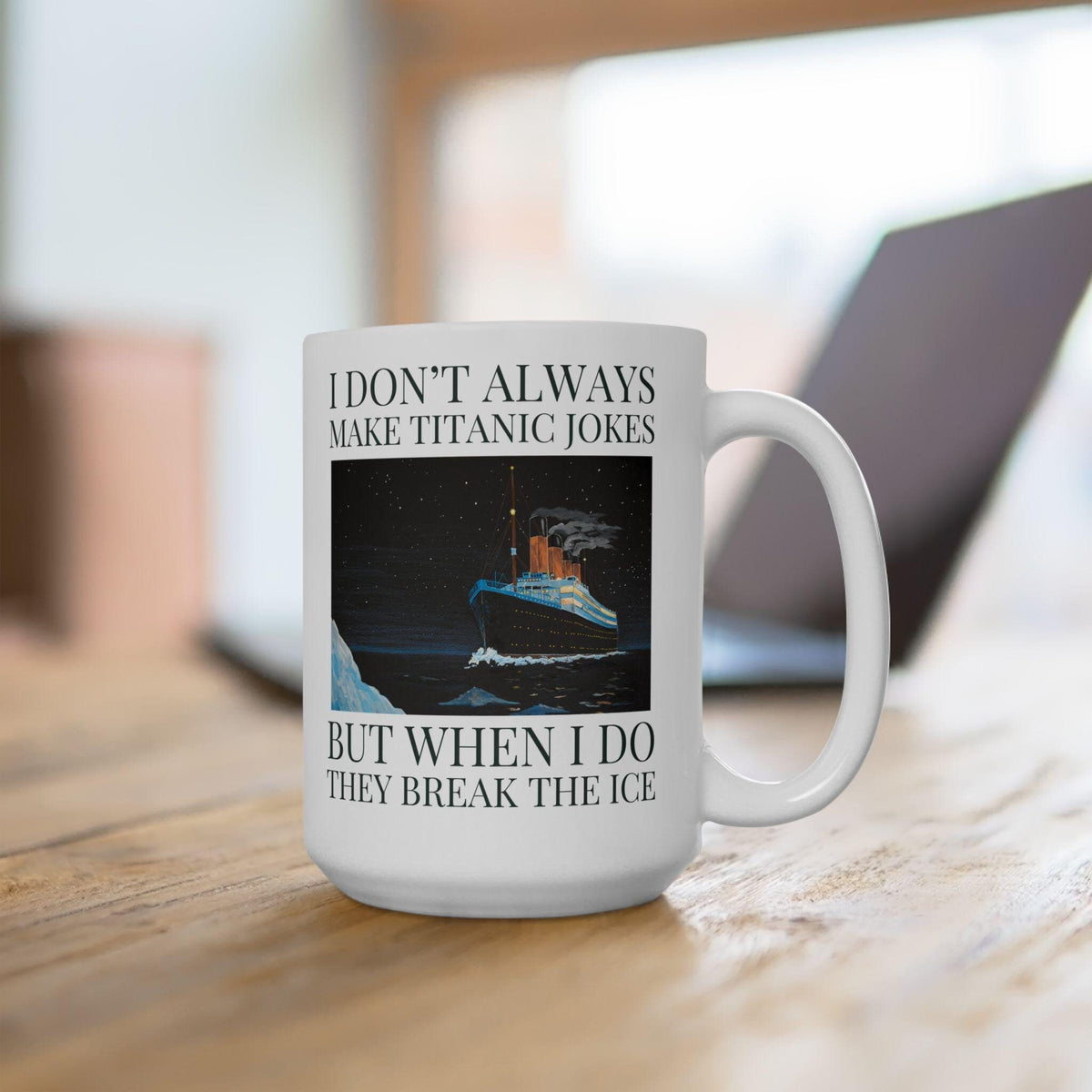 Titanic Maritime History Coffee Mug for Friend Obsessed with the Sinking of the Titanic Silly Iceberg Joke History Major or Professor Gift Graphic Tee – Bold Style · Must-Have Style