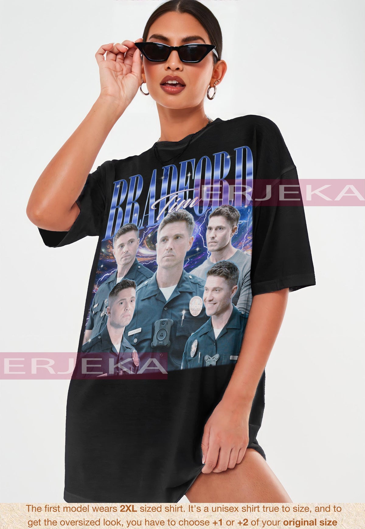 TIM BRADFORD Retro T shirt Tim Bradford Bootleg Tees Tim Bradford Long Sleeve Shirt Tim Bradford Homage Shirt Eric Winter Fans Gift Graphic Tee – Everyday Comfort · Great Gift For Fans