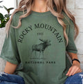 Rocky Mountain National Park Tshirt Gift Moose Tee Graphic Tee – Warm & Stylish · Perfect For Daily Wear
