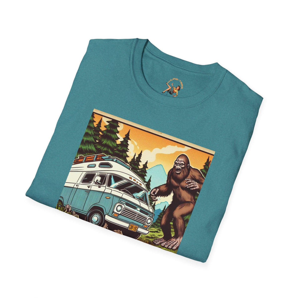 Bigfoot Adventure Unisex Softstyle T Shirt Retro Camping Tee Nature Lover Gift Outdoorsy Apparel Hiking Shirt Summer Outfit Graphic Tee – Feel-Good Design · Great Gift For Fans