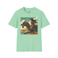 Dragon Rider Unisex Softstyle T Shirt Adventure Apparel Fantasy Tees Gift for Gamers Cozy Casual Wear Unique Graphic Tee Graphic Tee – Aesthetic Look · High-Quality Print