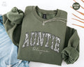 Toile De Jouy Personalized Auntie SweatshirtFloral Aunt CrewneckPregnancy AnnouncementNew Aunt GiftMothers Day GiftCustom Aunt Birthday Sweatshirt – Everyday Comfort · Perfect For Daily Wear