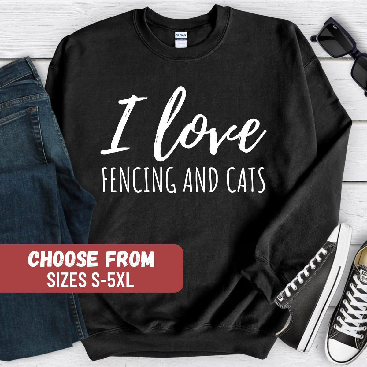 Fencing Sweatshirt Funny Fencing Gift Fencing Hoodie Fencing Sweater Cute Fencing Shirts Fencing Present Fencing Birthday Gift Hoodie – Easygoing Wear · High-Quality Print