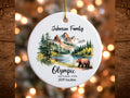 Olympic National Park personalized ornament Ceramic Ornament Christmas tree decoration Holiday gift Travel souvenir Handmade ornament Graphic Tee – Soft Feel · Trending Graphic Apparel