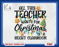 Teacher Christmas Png All I Want For Christmas Png Funny Christmas Png Holly Jolly Teacher Png Merry Teacher Png Christmas Vibes Png Graphic Tee – Premium Graphic · Must-Have Style