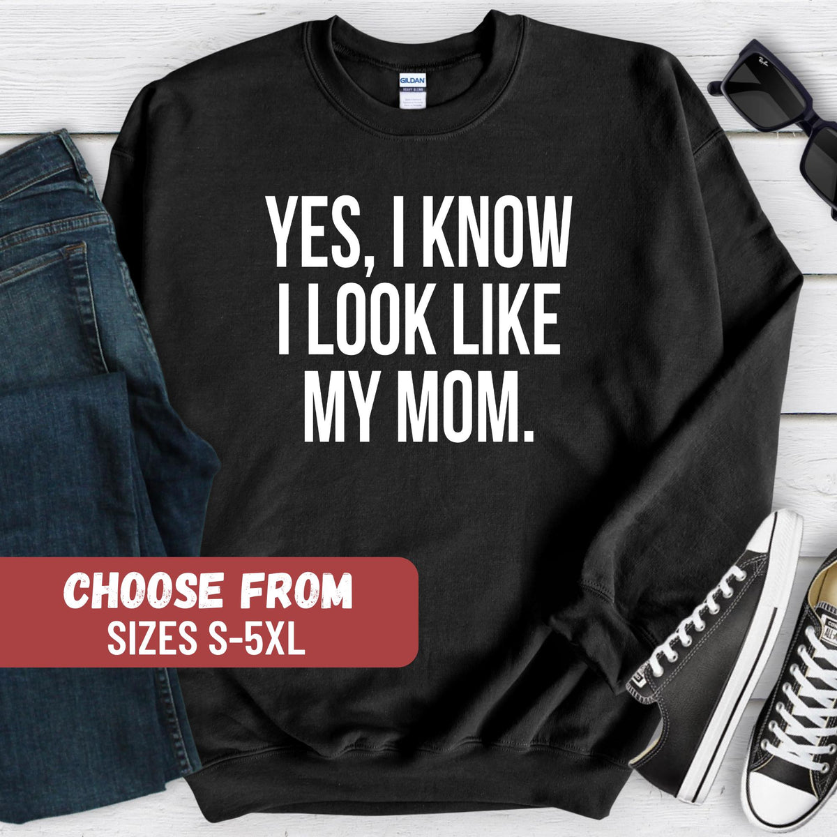 Cute Mom Sweatshirt Funny Mom Shirt Mom Graphic Tees Mom39s Birthday Gift Daughter Sweatshirt Daughter Gift Funny Daughter Hoodie Hoodie – Fan Favorite · Great Gift For Fans